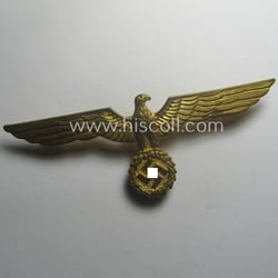 WH (Kriegsmarine) bright-golden-toned breast-eagle as intended for usage...