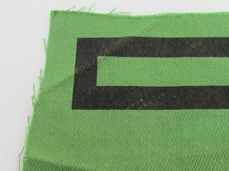 Printed Wehrmacht ( Heer ) camouflage rank patch