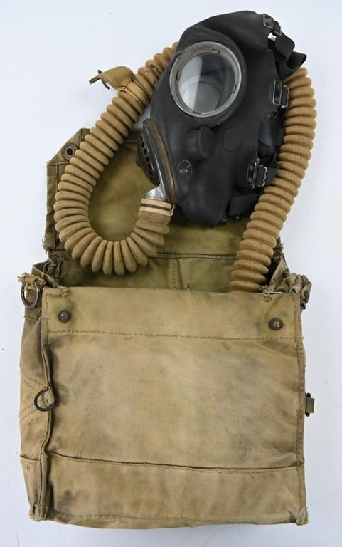 British WW2 Gasmask with Pouch