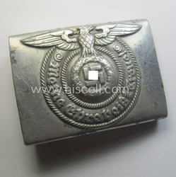 Attractive, SS- (ie. Waffen-SS), aluminium-based enlisted-mens'- (ie. NCO-type-)...