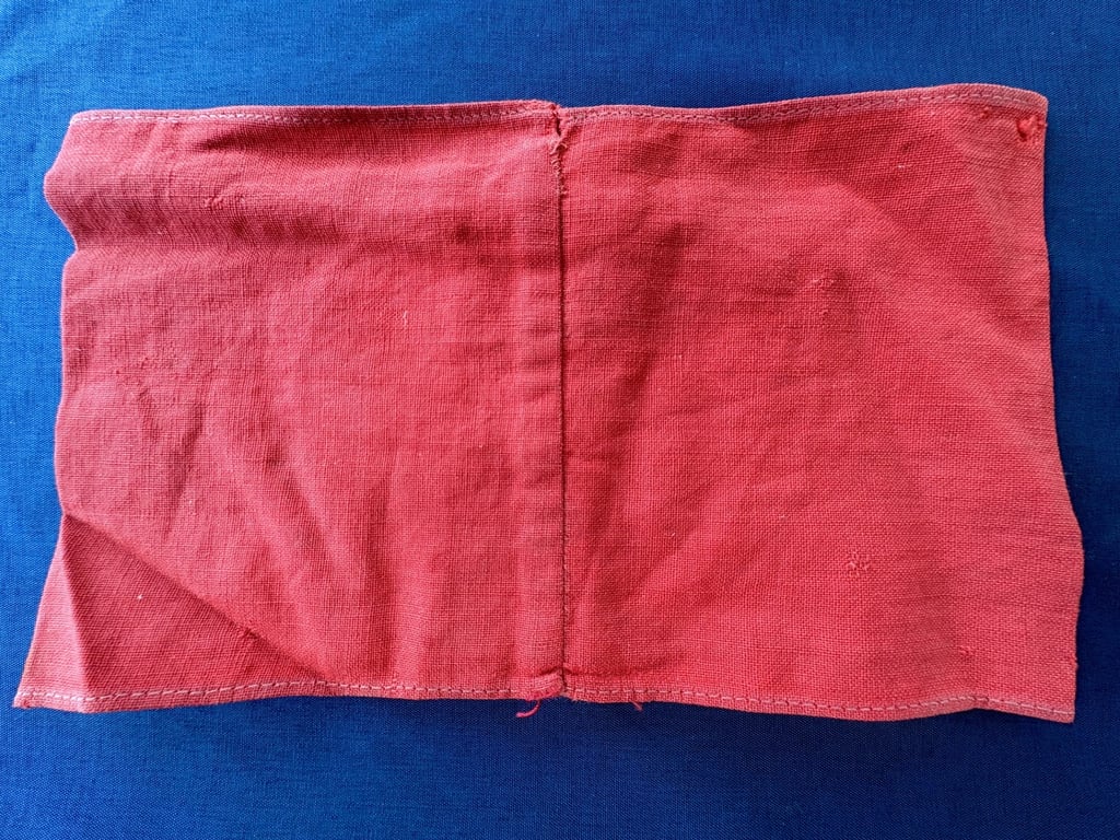 AUTHENTIC GERMAN WW2 EARLY NSDAP NAZI PARTY ARMBAND 3 PART CONSTRUCTION.
