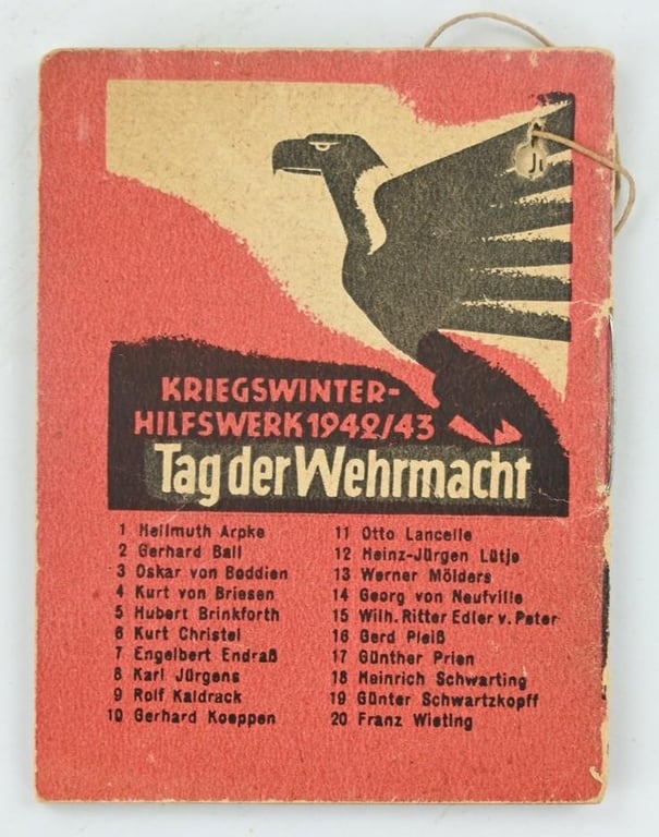 German WHW Pocket Booklet 'Helden der Wehrmacht'