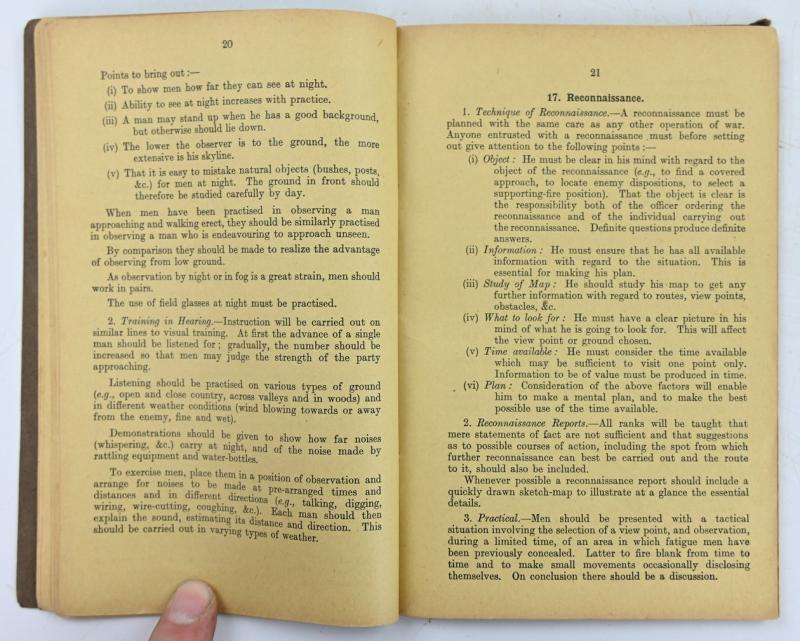 New Zealand WW2 Training Manual Fieldcraft & Elementary Tactics