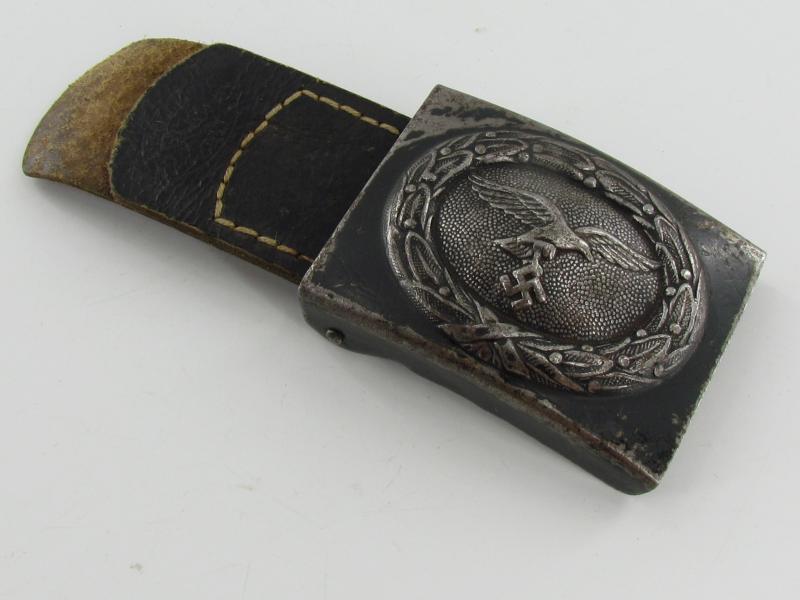 Luftwaffe Steel Belt Buckle by B. Haarmann, Lüdenscheid 1942