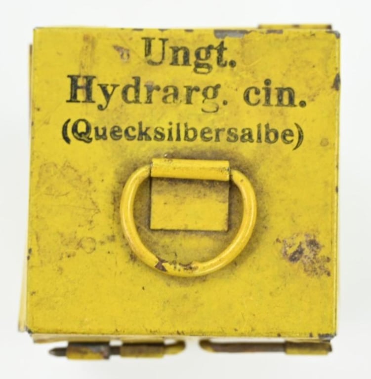 German WH Medical Box of 'Quecksilbersalbe'
