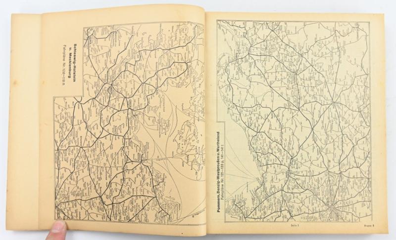 German Reichsbahn Railway Book 1944/45