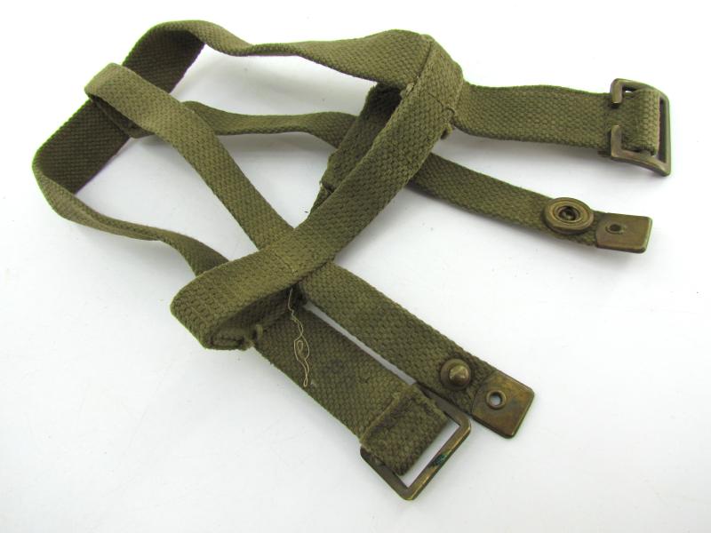 British WWII P37 Web Skeleton Water Bottle Canteen Carrier