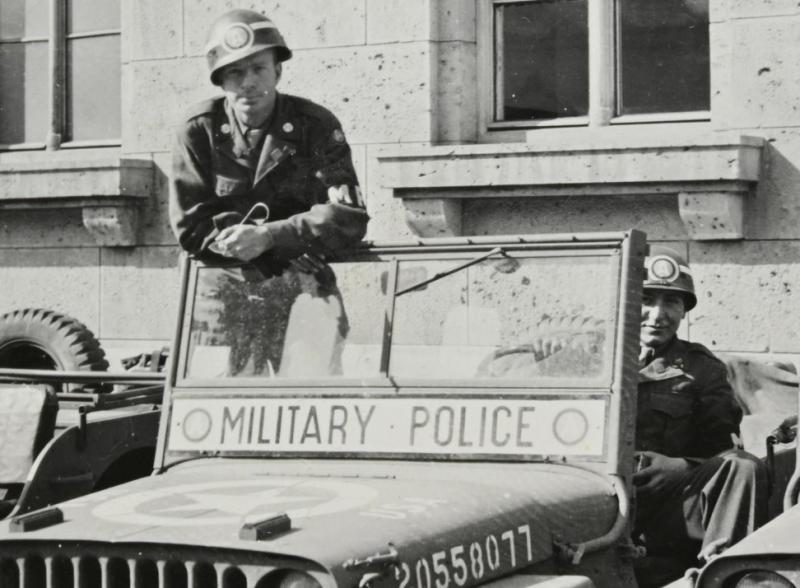US WW2 3rd Army Military Police Picture