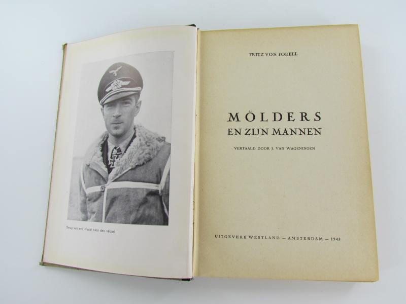 German/Dutch Wartime Book (Mölders en zijn Mannen)