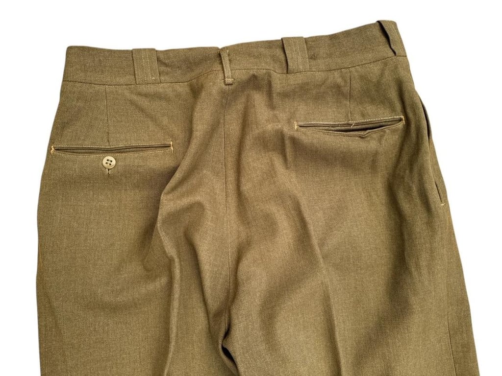 US WWII Wool Serge Trousers