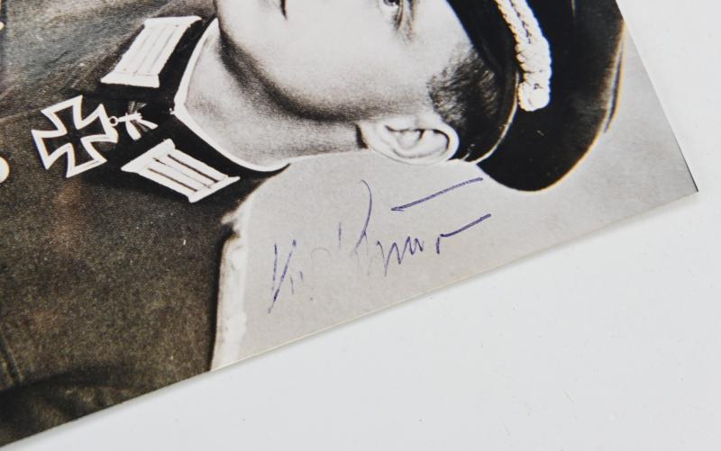 Signature of Wehrmacht Heer KC Recipient 'Konrad Zecherle'