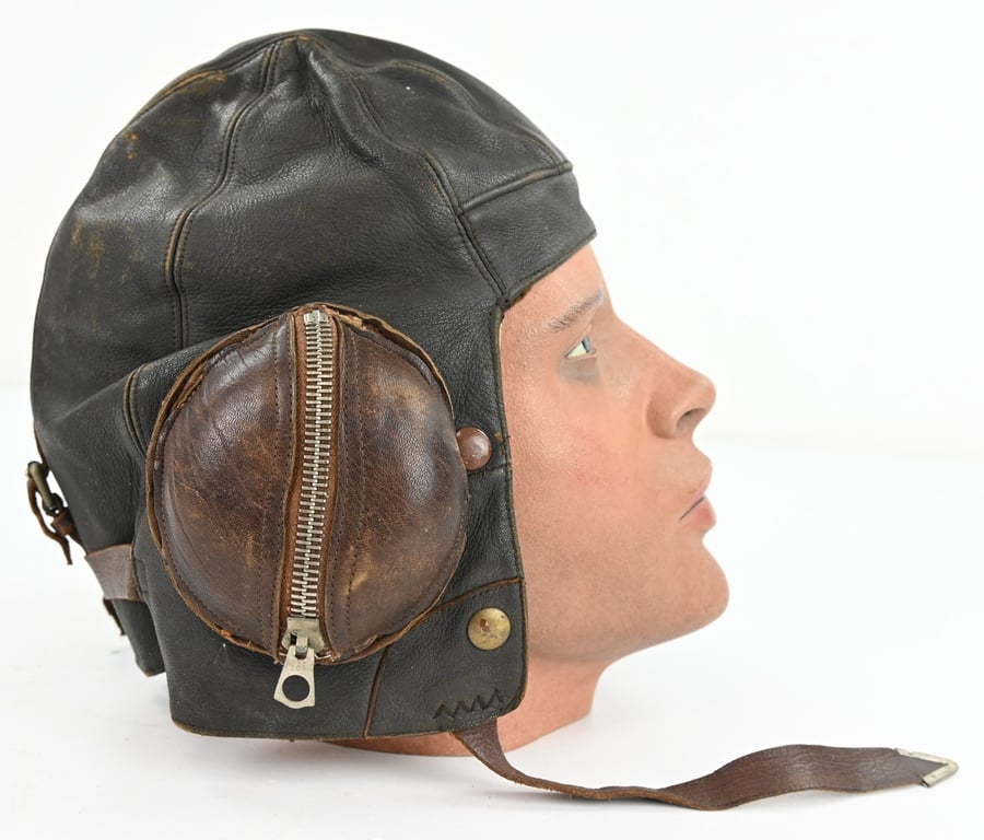 British WW2 RAF Type B Flying Helmet 'Battle of Britain'