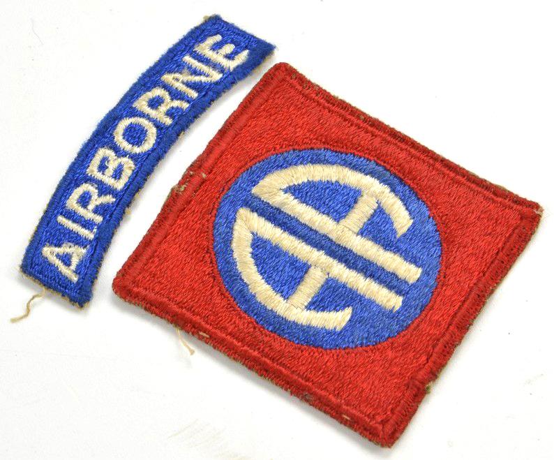 US WW2 82nd Airborne Division SSI Greenback