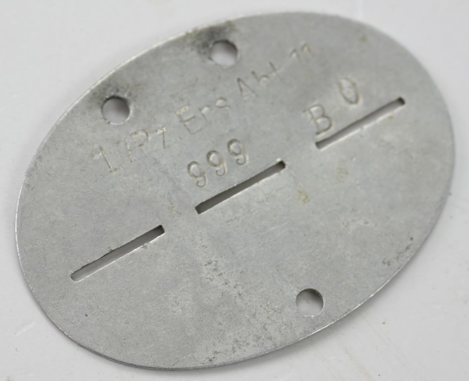 German WH Dog-Tag Panzer Ersatz Abt. 11