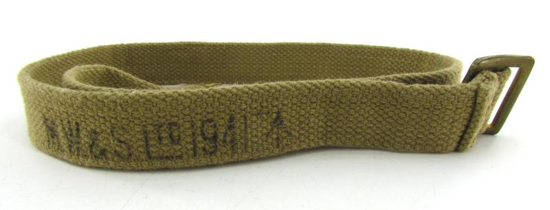 British WWII Equipment Strap 1941