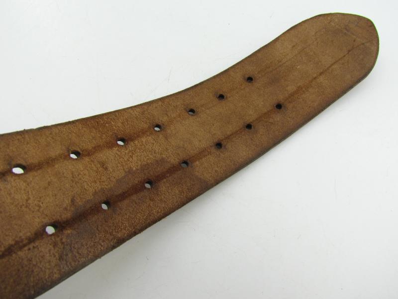 WH/LW Brown Officer ‘Zweidorn’ Double Claw Belt