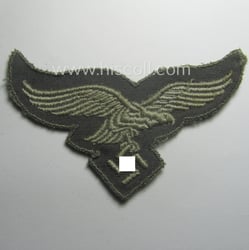 Superb, WH (Luftwaffe) machine-embroidered breasteagle, as was specifically...