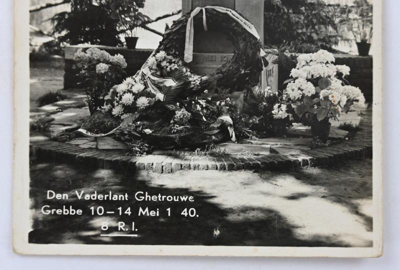 Dutch WW2 Postcard 'Grebbeberg 8 R.I.'