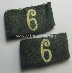 Pair of WH (Heeres) 'Infanterie'-related, 'Schulterstück-Überschuben': 'Soldat des...