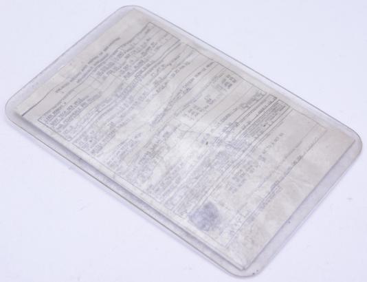 USAAF WW2 Honorable Discharge Pass of Actor Robert P.Lieb