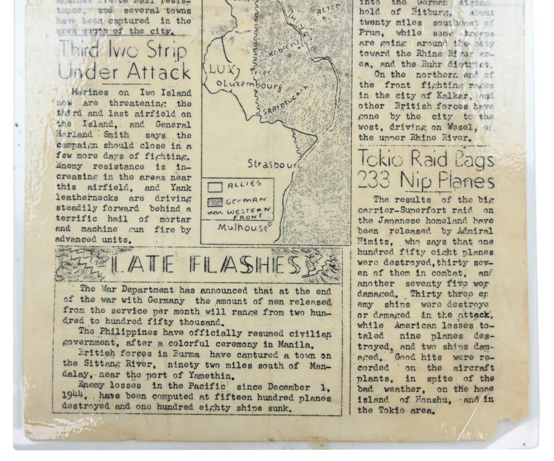 US WW2 Fieldpost 'The Daily Observer'