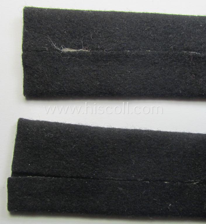 WWII- (ie. TR-) period, woolen-based fire-brigade (ie. 'Feuerwehr'-) related cuff-title (ie. 'Ärmelstreifen') entitled: 'Werkfeuerwehr'