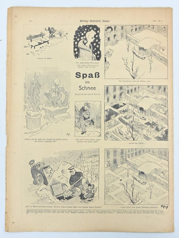 German Berliner Illustrierte Zeitung Newspaper 1941