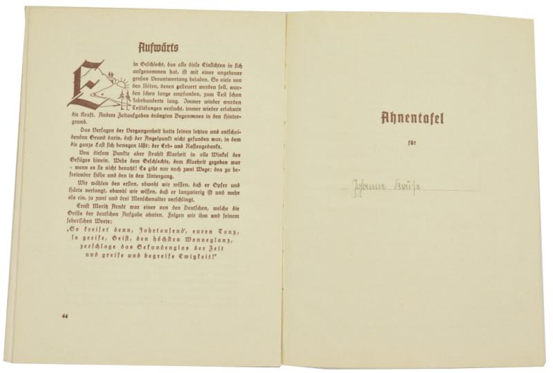 German NSLB Book 'Du Und Dein Volk'