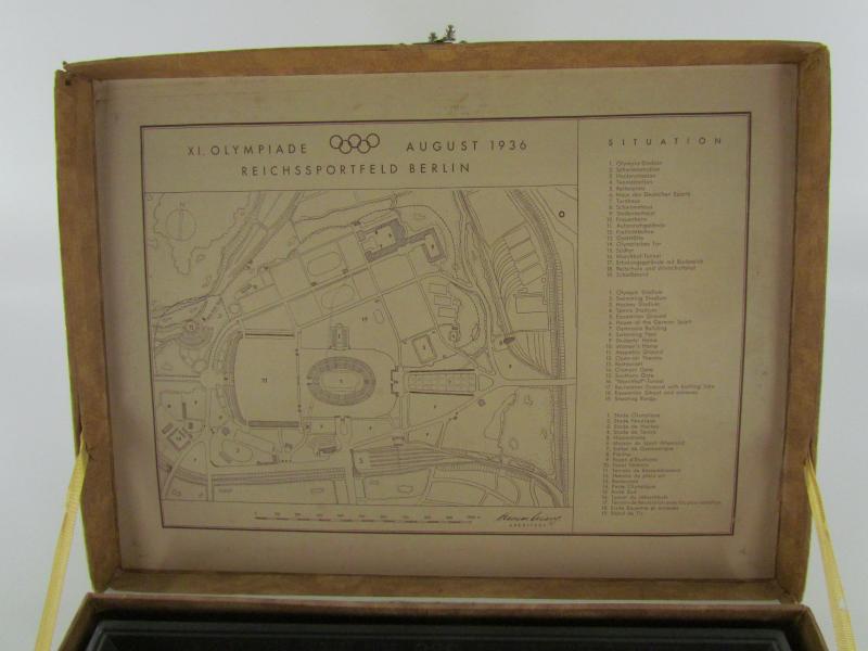 1936 Berlin Olympics Stadium Model In Original Box...Rare