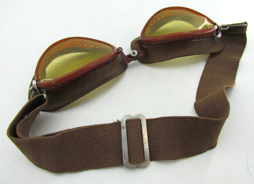 1930s–1940s Motorcycle / Protective Goggles – Kradmelder Style