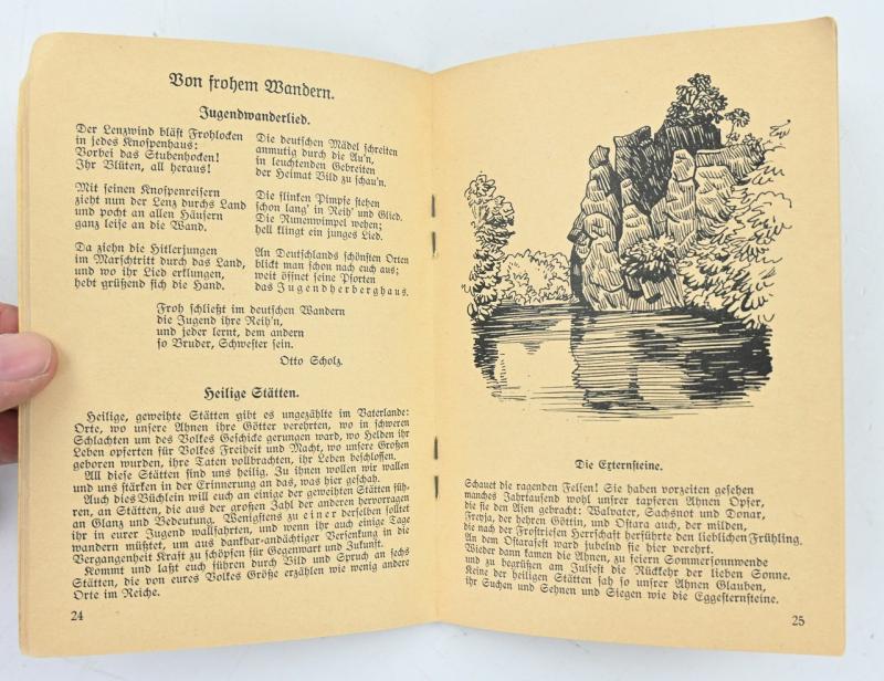 German Hitler Youth Song Book 'Freudenborn 1935'