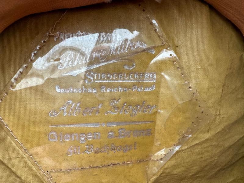 Feuerschutzpolizei ( Fire Police ) EM/NCO Visor Cap