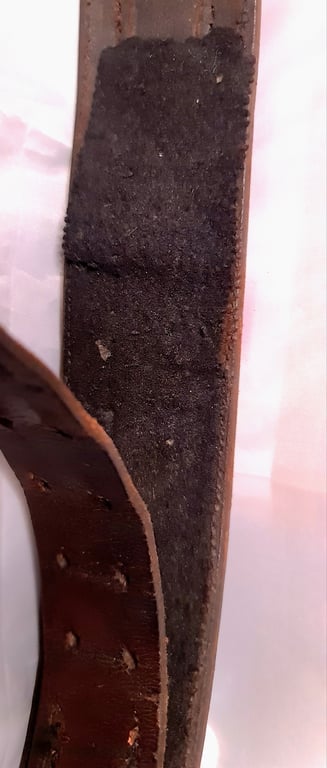 Luftwaffe Buckle with Brown Leather Belt