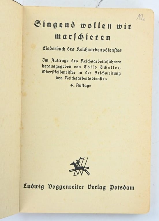German RAD Marching Songbook