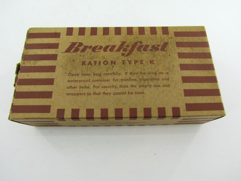 US WWII K Ration "Breakfast"