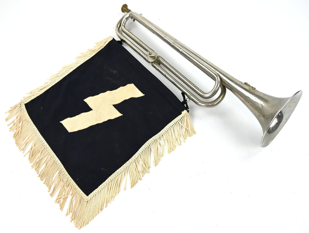 German DJ Trumpet & Fahne