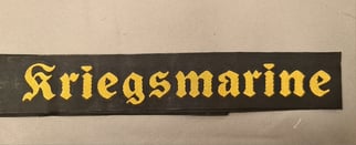 Mint Kriegsmarine Full Length Cap Tally