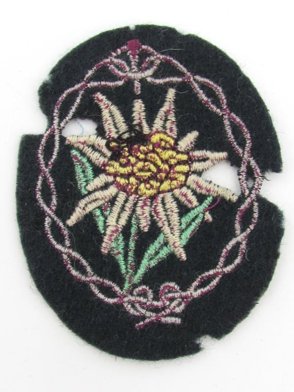 Wehrmacht Gebirgsjäger Edelweiss sleeve badge
