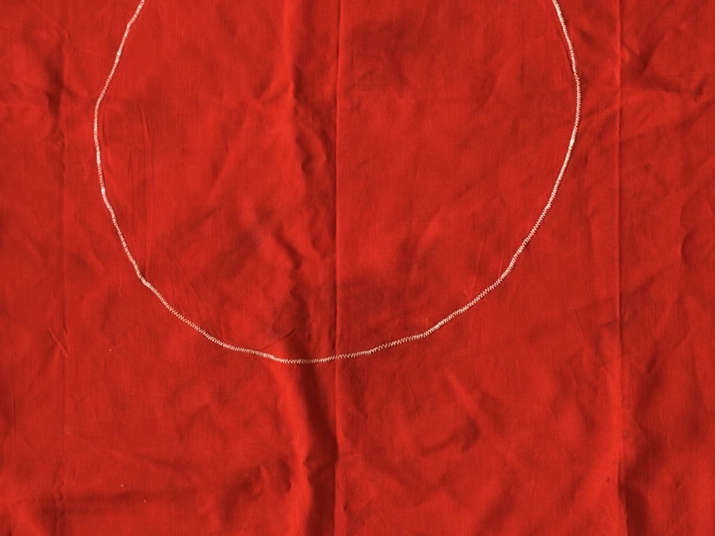 WWII GERMAN POLITICAL NSDAP THIRD REICH PODIUM FLAG DRAP WITH ORIGINAL RINGS AND TASSLES ADDITIONAL