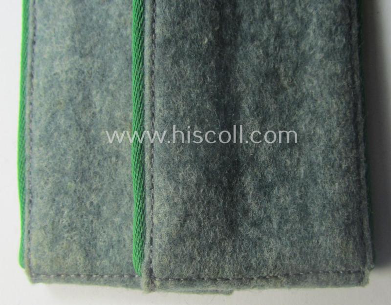 Pair of WH (Heeres) NCO-type (ie. 'M40- o. M43'-pattern) shoulderstraps: 'Soldat eines Gebirgsjäger- o. Jäger-Rgts.'