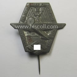 Unusual, N.S.D.A.P.-related day-badge (ie. 'tinnie') as issued to...
