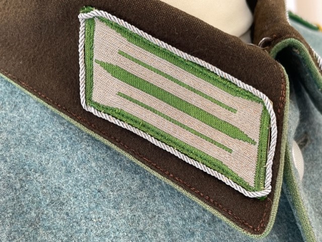DATED 1941 WWII GERMAN WARTIME POLIZEI NCO TUNIC.