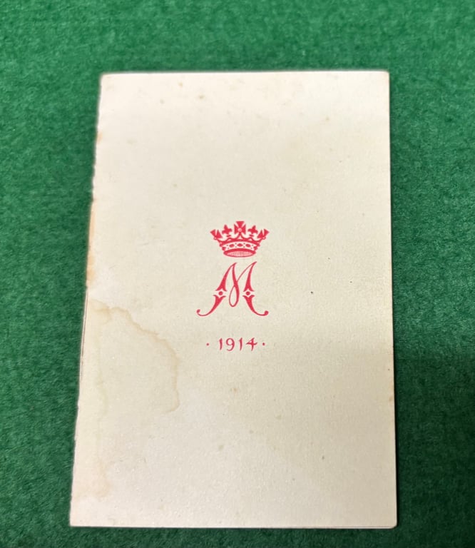 1914 Princess Mary Christmas Gift- 1914 Card and Envelope