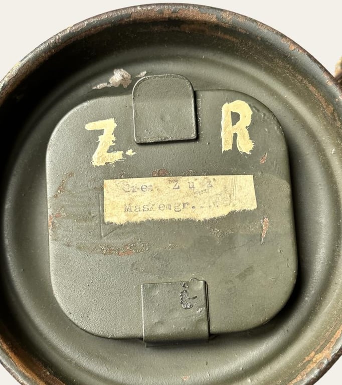 Camouflaged Gasmask Canister