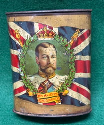 1914 British Grocers Federation Christmas Tin