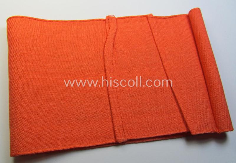 Superb - and rarely seen! - example of a WH (Heeres) related armband (ie. 'Armbinde') entitled: 'Verkehrs-Aufsicht' (being of the 'entirely-woven'-type in a technique similar to the 'BeVo'-weave pattern)