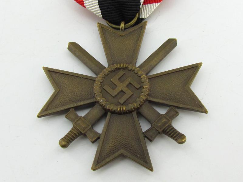 German War Merit Cross with Swords Marked 34