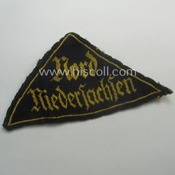 Early-pattern, 'HJ' ('Hitlerjugend') district-triangle (ie. 'Gebietsdreieck') entitled: 'Nord...
