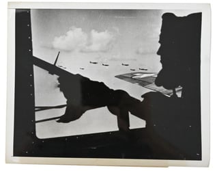 US WW2 Airborne Press Photo Operation Market Garden