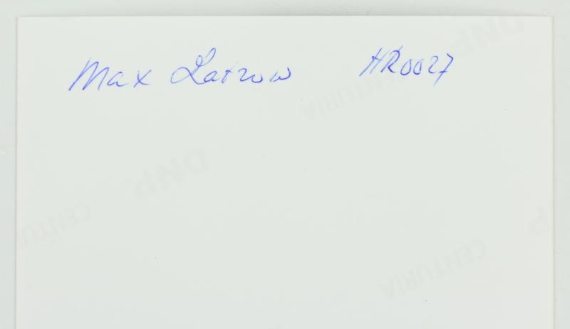 Signature of Wehrmacht Heer KC Recipient 'Max Zastrow'